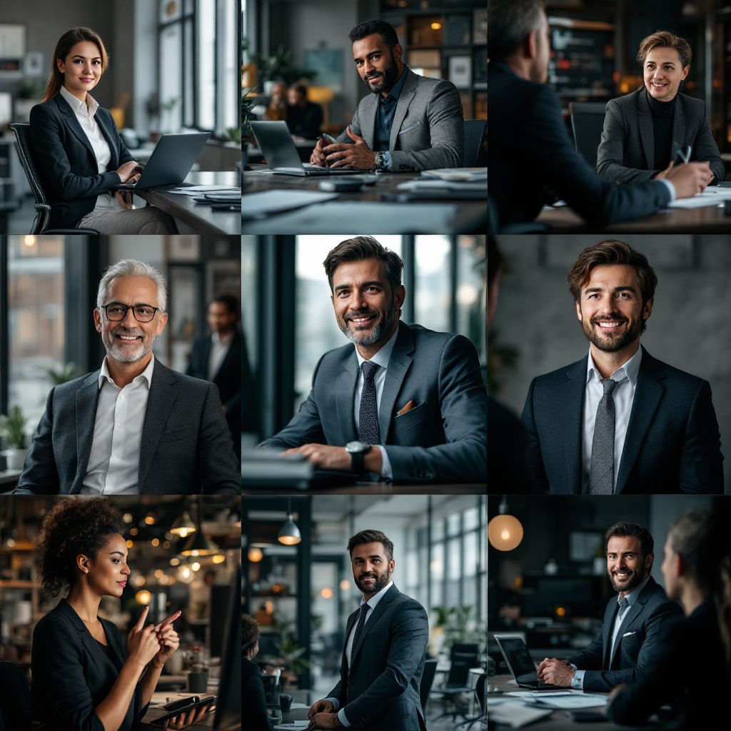 AI Corporate Photography Demonstration